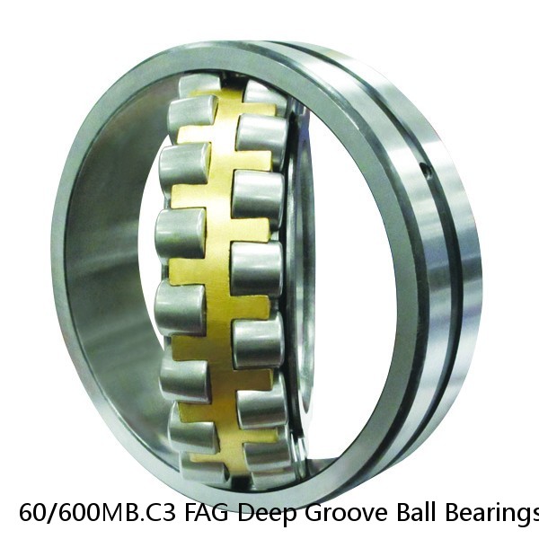 60/600MB.C3 FAG Deep Groove Ball Bearings