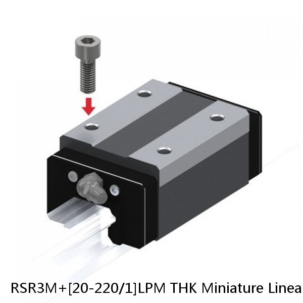 RSR3M+[20-220/1]LPM THK Miniature Linear Guide Full Ball RSR Series