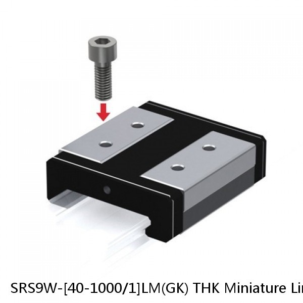 SRS9W-[40-1000/1]LM(GK) THK Miniature Linear Guide Interchangeable SRS Series