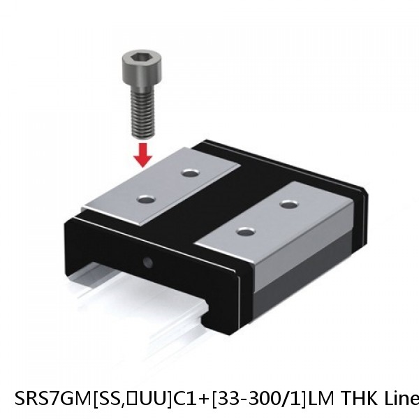 SRS7GM[SS,​UU]C1+[33-300/1]LM THK Linear Guides Full Ball SRS-G  Accuracy and Preload Selectable