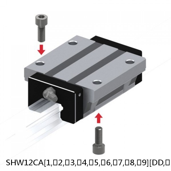 SHW12CA[1,​2,​3,​4,​5,​6,​7,​8,​9][DD,​DDHH,​KK,​KKHH,​ZZ,​ZZHH]M+[38-1000/1]LM THK Linear Guide Caged Ball Wide Rail SHW Accuracy and Preload Selectable