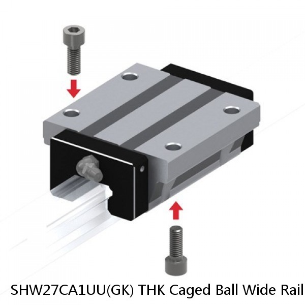 SHW27CA1UU(GK) THK Caged Ball Wide Rail Linear Guide (Block Only) Interchangeable SHW Series