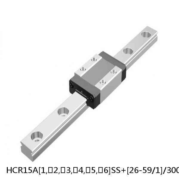 HCR15A[1,​2,​3,​4,​5,​6]SS+[26-59/1]/300R THK Curved Linear Guide Shaft Set Model HCR