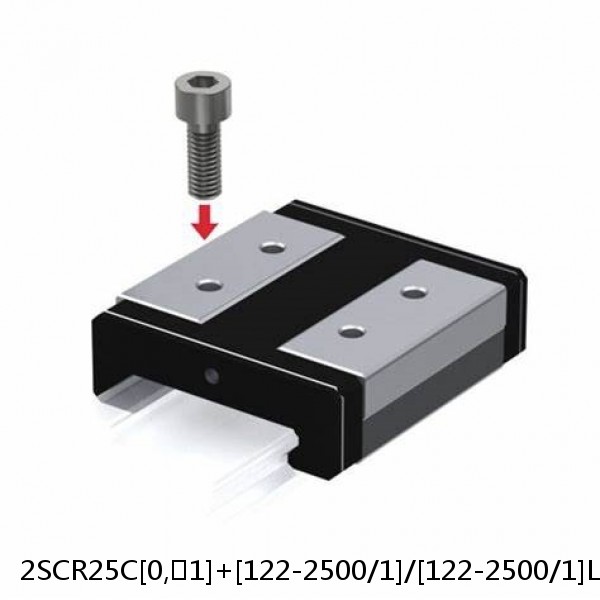 2SCR25C[0,​1]+[122-2500/1]/[122-2500/1]L[P,​SP,​UP] THK Caged-Ball Cross Rail Linear Motion Guide Set