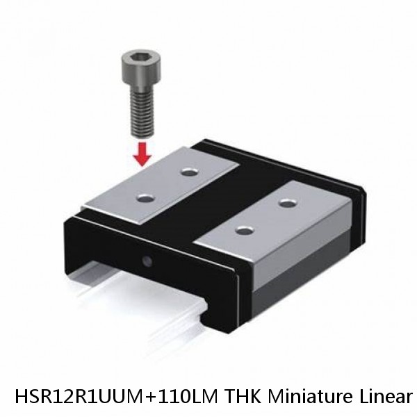 HSR12R1UUM+110LM THK Miniature Linear Guide Stocked Sizes HSR8 HSR10 HSR12 Series