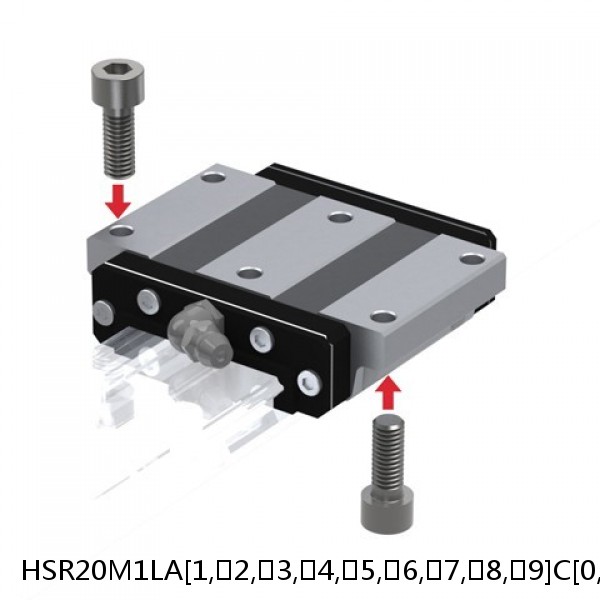 HSR20M1LA[1,​2,​3,​4,​5,​6,​7,​8,​9]C[0,​1]+[105-1500/1]L THK High Temperature Linear Guide Accuracy and Preload Selectable HSR-M1 Series