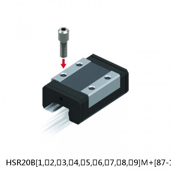 HSR20B[1,​2,​3,​4,​5,​6,​7,​8,​9]M+[87-1480/1]L[H,​P,​SP,​UP]M THK Standard Linear Guide Accuracy and Preload Selectable HSR Series